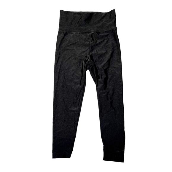 Nike Athletic Solid Black Leggings Size 6 - Picture 1 of 5